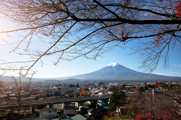 Fujikawa kilátás a városra — Stock Fotó