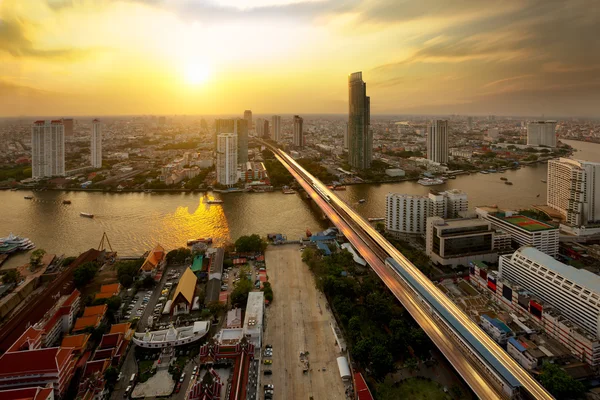 Linha do horizonte da cidade de Bangkok — Fotografia de Stock