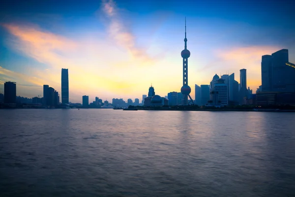 Шанхай Сіті горизонт — стокове фото