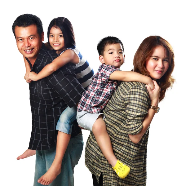 Happy asian family — Stock Photo, Image