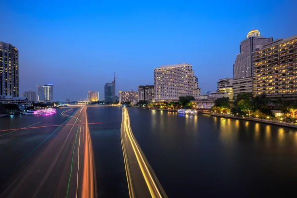 Chao phraya rivier — Stockfoto