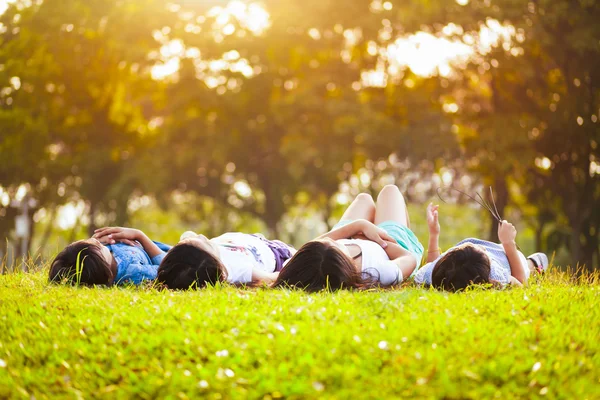 Laying down — Stock Photo, Image