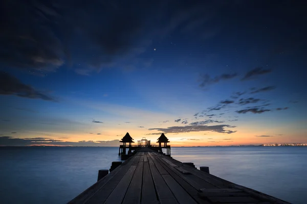 Wooden bridge Stock Photo