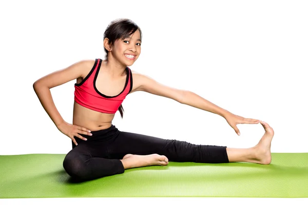 Yoga exercises — Stock Photo, Image