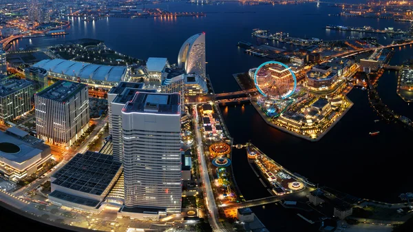 Stadtbild der Yokohama-Bucht — Stockfoto