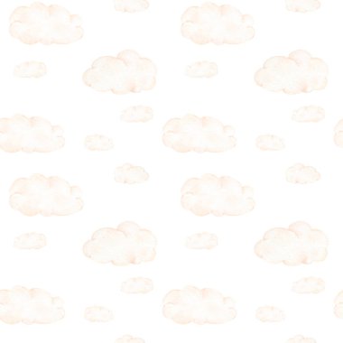 Mavi gökyüzünde kusursuz bulut deseni