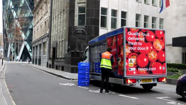 Londres Inglês Reino Unido Circa Novembro 2020 Bury Street Centro — Vídeo de Stock