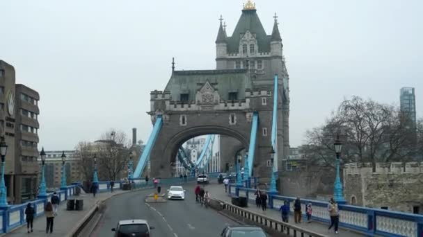 Londýn England Spojené Království Circa November 2020 Pohled Předního Okna — Stock video