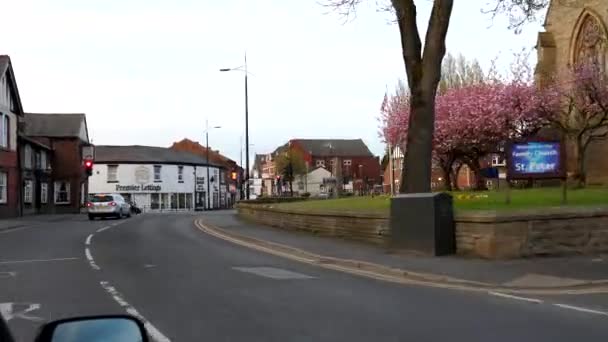 Wigan Greater Manchester Reino Unido Circa Abril 2021 Carro Pov — Vídeo de Stock