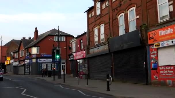 Hindley Wigan Reino Unido Circa Abril 2021 Ponto Vista Carro — Vídeo de Stock