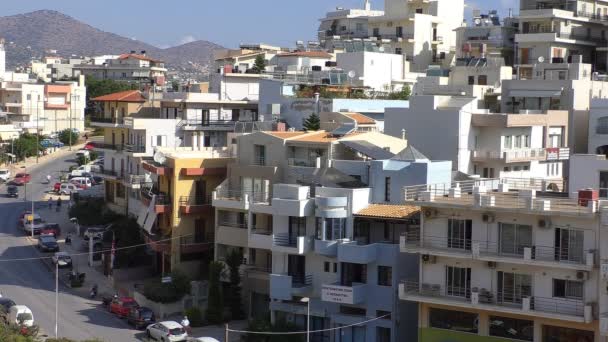 Griekenland stad straat vervoer — Stockvideo