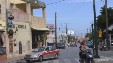 Cadde görünümü holiday resort Yunanistan