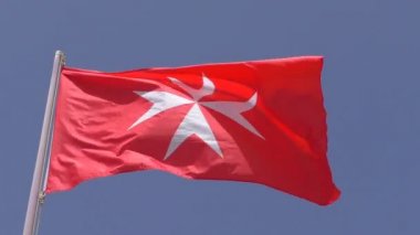 Ulusal bayrak sivil Teğmen izole Malta