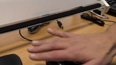 Büyük bilgisayar fare trackball Engelli kullanıcılar için
