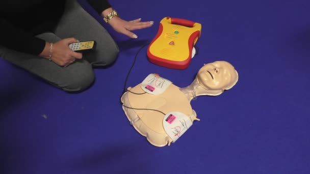 Servizio sanitario CPR formazione — Video Stock