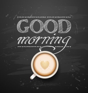 Arka plan üzerinde sıcak kahve fincanı.