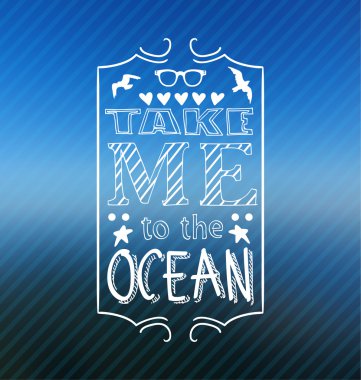 Vektör trendy el yazı poster. Elle çizilmiş hat şablonu 