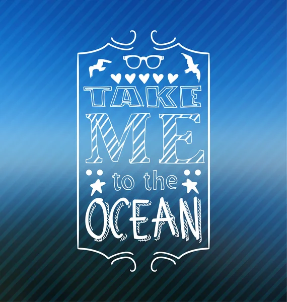 Vektör trendy el yazı poster. Elle çizilmiş hat şablonu 