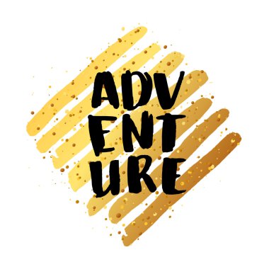 yaratıcı grafik şablonu fırça yazı tipleri Inspirational quotes