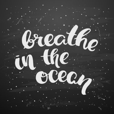 yaratıcı grafik şablonu fırça yazı tipleri Inspirational quotes