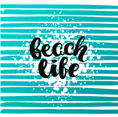 yaratıcı grafik şablonu fırça yazı tipleri Inspirational quotes