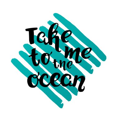 yaratıcı grafik şablonu fırça yazı tipleri Inspirational quotes