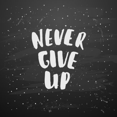 yaratıcı grafik şablonu fırça yazı tipleri Inspirational quotes