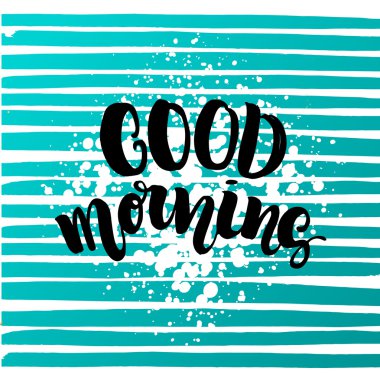 yaratıcı grafik şablonu fırça yazı tipleri Inspirational quotes