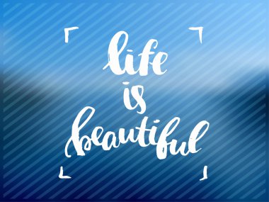 yaratıcı grafik şablonu fırça yazı tipleri Inspirational quotes