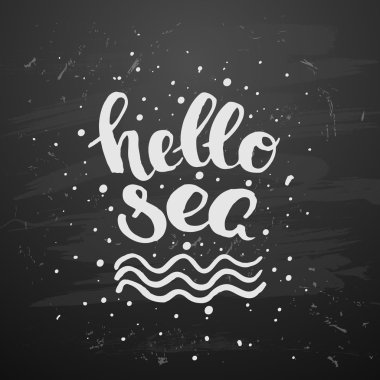 yaratıcı grafik şablonu fırça yazı tipleri Inspirational quotes