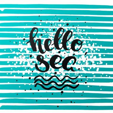 yaratıcı grafik şablonu fırça yazı tipleri Inspirational quotes