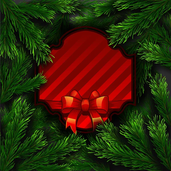 Vector cartão de felicitações de Natal —  Vetores de Stock