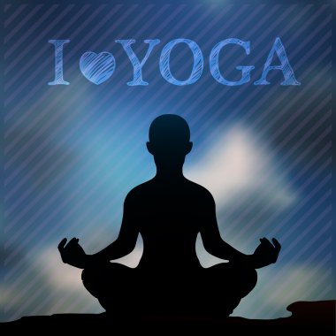 vektör çizim yoga poses