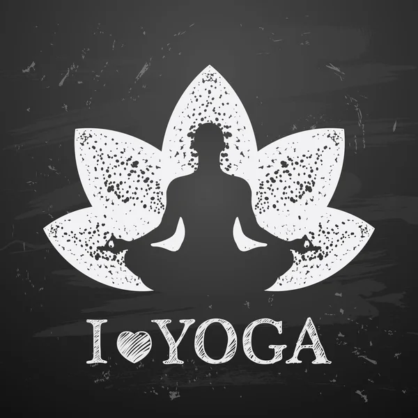 Illustration vectorielle des poses de yoga — Image vectorielle