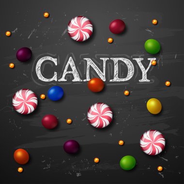 şeker vektör arka plan