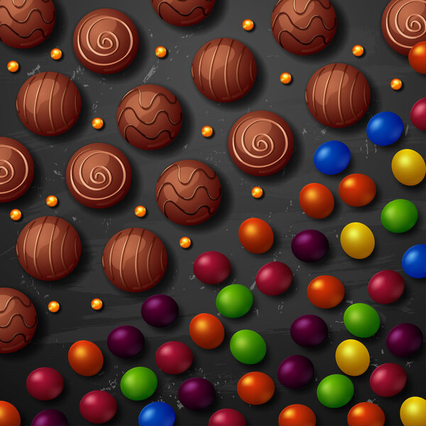 candy vector background