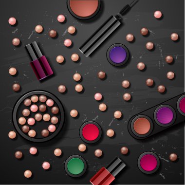 Dekoratif kozmetik aksesuarları güzellik kadar yapmak