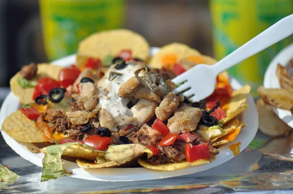 Taco Nacho saláta — Stock Fotó