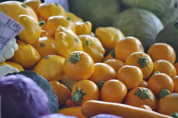 Çiftçiler Squash Pazar Telifsiz Stok Fotoğraflar