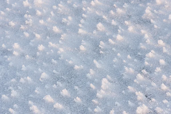 Nahaufnahme Schneefeld im Winter — Stockfoto