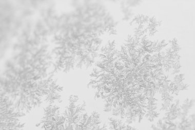 Kar ya da buz kristalleri closeup