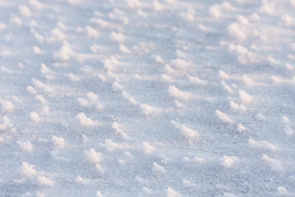 Snow field closeup in winter — Stock Photo, Image