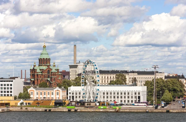 Panoráma města Helsinky, hlavní město Finska — Stock fotografie