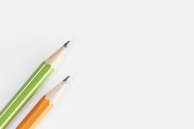 Beyaz bacground üzerinde izole kalem