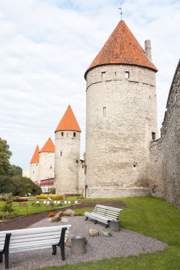 Tallinn, Estonya eski şehir parkı