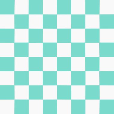 Basit, biçimsiz model vektörü. Yeşil ve beyaz satranç tahtası deseni.