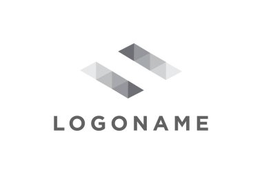 H harfi logo tasarım şablonu primi