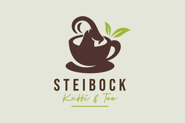 Wzór Logo Kawy Steibock — Wektor stockowy