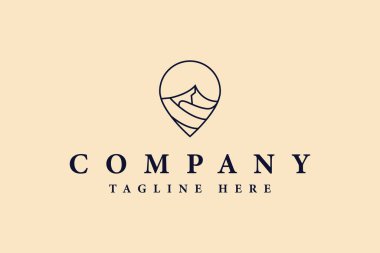  Dağ noktası logo tasarım primi