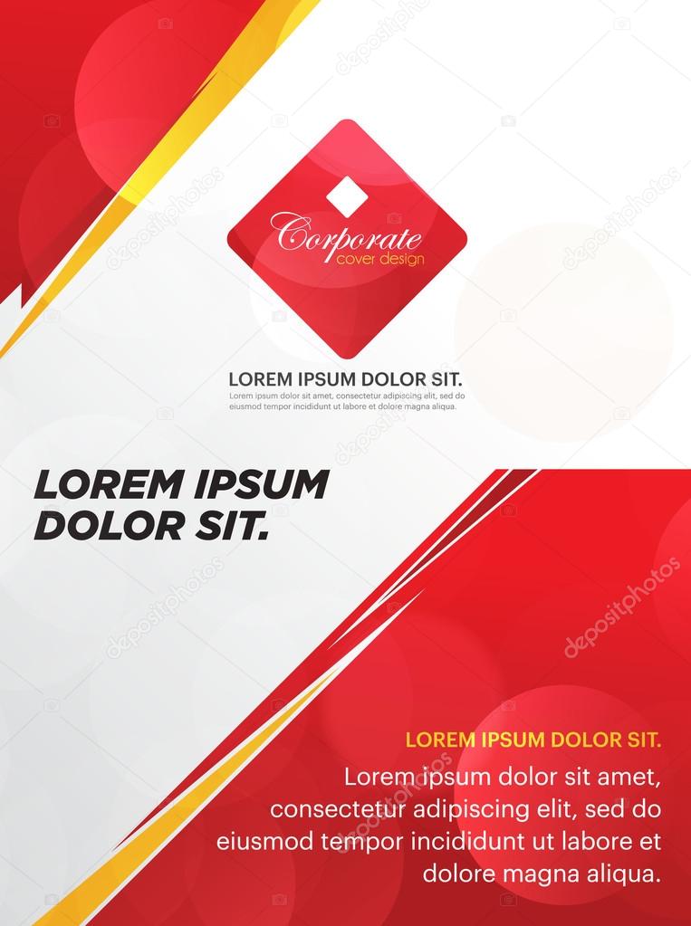 Business flyer template or corporate banner design, poster, booklet vector template.